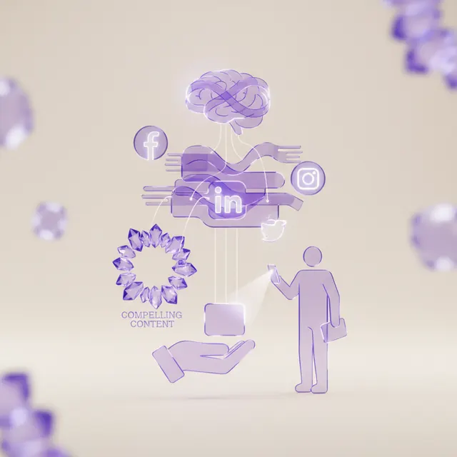 Develop AI-enhanced writing tools for creating engaging social media captions and posts