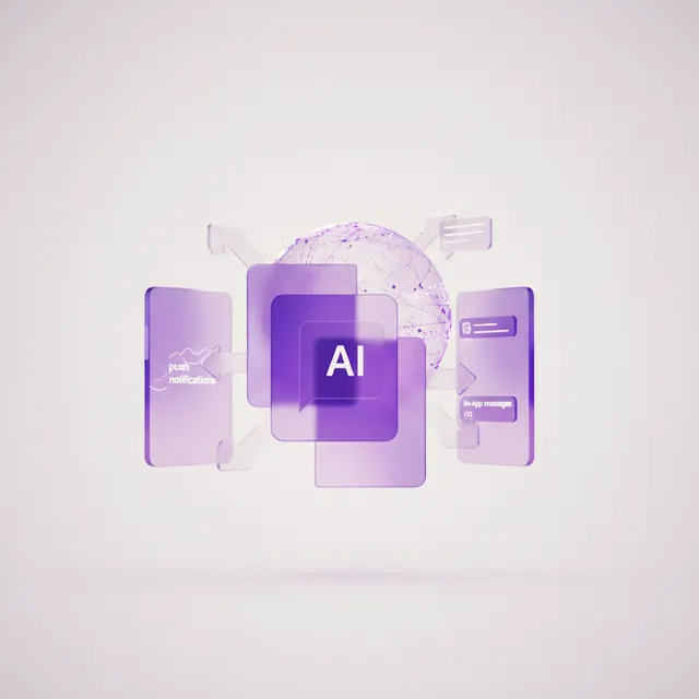 Develop AI-enhanced writing tools for creating compelling push notification and in-app message copy