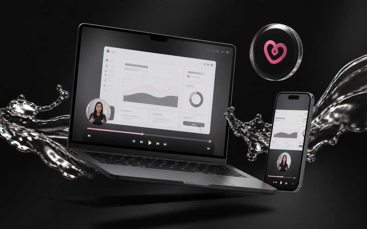Product Demo Video Agent: Auto-Built Demos With Lovable product demo editor with screen-recording scenes, captions and narration waveform — Lovable, Demo video agent that turns a screen recording into a polished product film