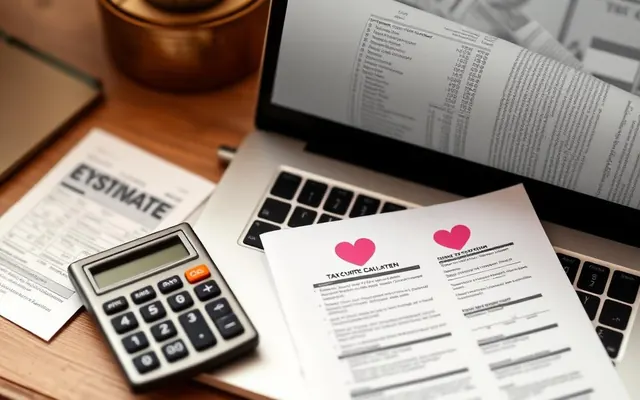 Playbook cover: Tax Estimate Calculator for Contractors — example app interface built with Lovable, Finance and Investing category